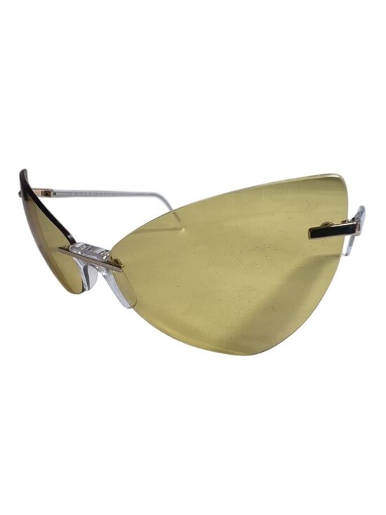 Andy Wolf White Heat Rimless Sunglasses in Yellow main image 6